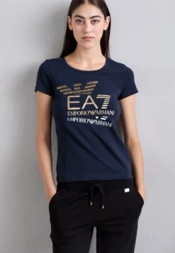 EA7 Emporio Armani Print T-shirt - Blue -Total Wear Store f429cc3e661c4f709fe9cb35cda4e29a