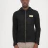EA7 Emporio Armani TRAIN LABEL HOODIE ALCANTARA - Zip-up Sweatshirt - Black -Total Wear Store f4609e4504d64f2a8fec8737a25394b5