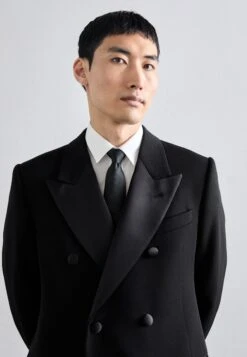 Emporio Armani COAT - Classic Coat - Black Beauty -Total Wear Store f47ea6f8f9e64c10bc9904d640fe7201