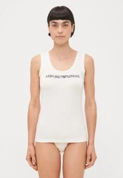 Emporio Armani PARTE ALTA - Pyjama Top - White