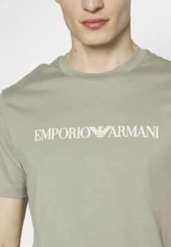 Emporio Armani Print T-Shirt - Salvia Logo -Total Wear Store f5391f1544cf4026b9566667d9d091b5