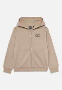 EA7 Emporio Armani UNISEX - Zip-up Sweatshirt - Cobblestone