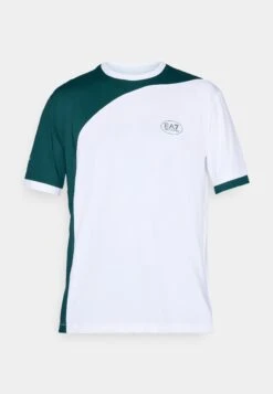 EA7 Emporio Armani TENNIS PRO TEE COLORBLOCK - Sports T-shirt - Vapor Blue -Total Wear Store f625ecae3ca3418ca471938799cbe227 1