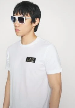 EA7 Emporio Armani Basic T-Shirt - White -Total Wear Store f7469b472e674a6582a4f579d0844906