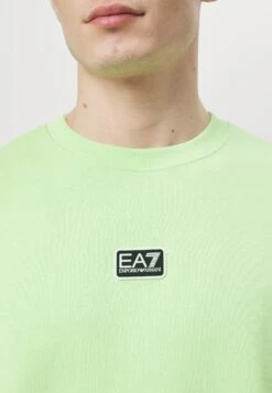 EA7 Emporio Armani Sweatshirt - Sweatshirt - Light Green -Total Wear Store f78de4e42f5e40a9be9da57ee3a94d28