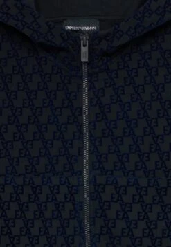 Emporio Armani UNISEX - Hoodie - Blu Navy/flock Blu -Total Wear Store f956abb624e9411ea2b7718b0366c5c6