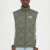 EA7 Emporio Armani MOUNTAIN QUILTED VEST - Waistcoat - Beetle -Total Wear Store fa22afc09c0b4c40ab44434275dba7c1