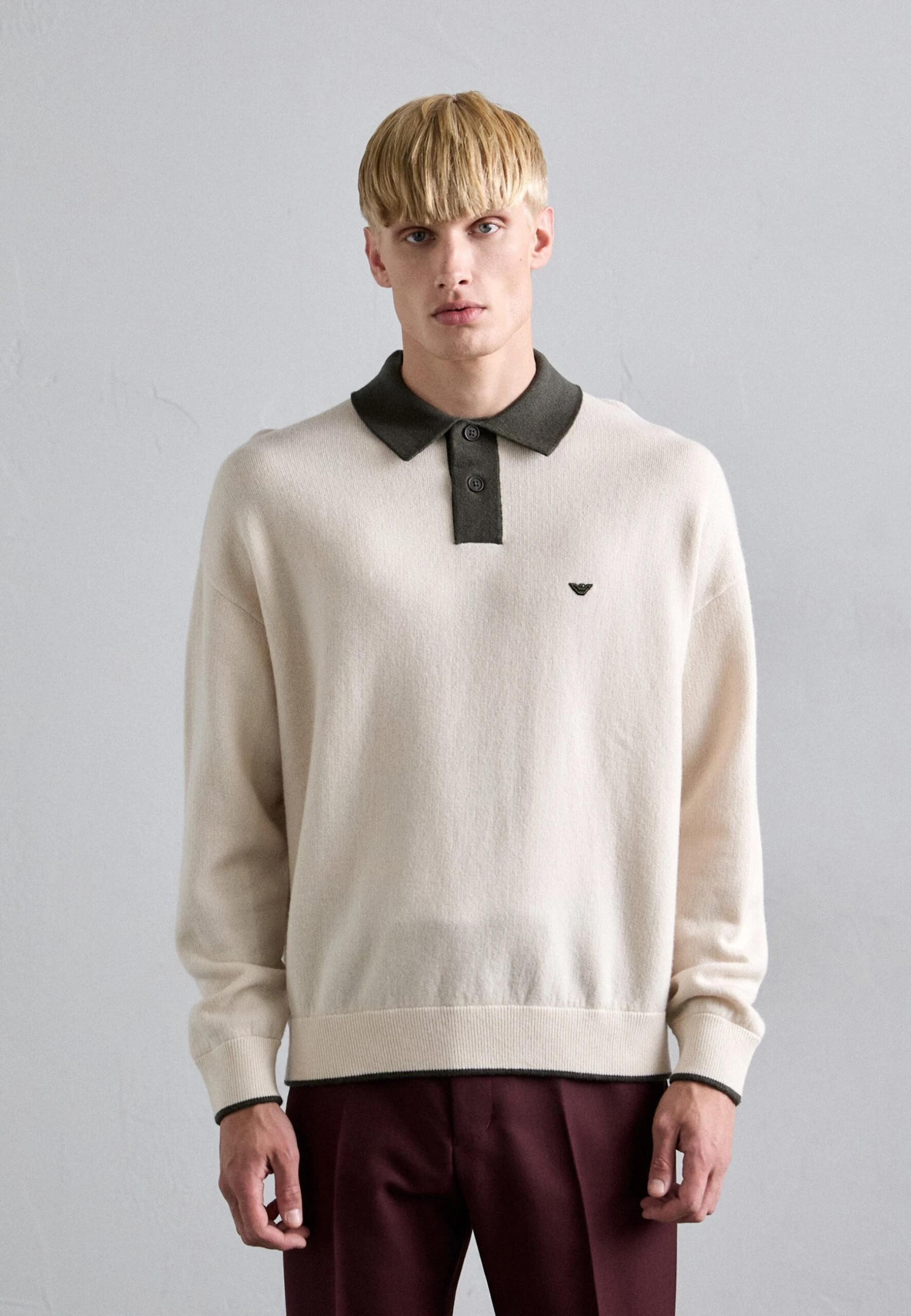 Emporio Armani Jumper - French Oak/black Ink 3 Emporio Armani Jumper - French Oak/black Ink