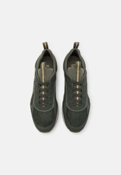 EA7 Emporio Armani Unisex - Trainers - Dark Green/Gold/Honey -Total Wear Store fab2baf840f142b09a1904c0d6c25621