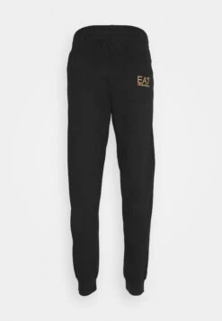 EA7 Emporio Armani Trouser - Tracksuit Bottoms - Black/Gold -Total Wear Store fac46614ada744e5b8fd9b15cc866d0c
