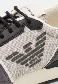 Emporio Armani Duff - Trainers - Dark Grey/Black/Light Grey/Off White -Total Wear Store fae393a7fc194271a1843a5124940086