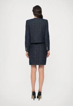 Emporio Armani SKIRT - Mini Skirt - Mottled Dark Blue -Total Wear Store fb5c2940c286430fb9adb5b6ebf70b6d