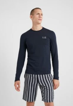 EA7 Emporio Armani Long Sleeved Top - Navy