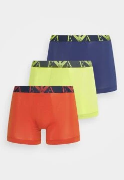 Emporio Armani 3-Pack- Pants - Ruggin/Lime/Inchiost - Rust/Lime/Ink -Total Wear Store fc006dc852a74e0eb488737acf4f1ddd