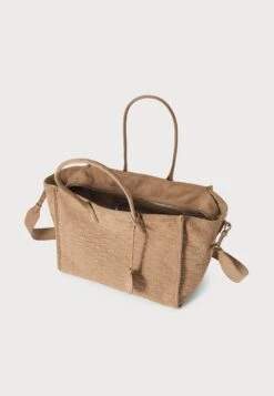 Emporio Armani SHOPPING BAG - Cross Body Bag - Taupe -Total Wear Store fc58000c13ee47d59bd11f08aa3034dd