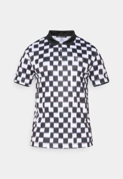 EA7 Emporio Armani GOLF PRO GRAPHIC - Polo Shirt - Fancy Black/white -Total Wear Store fce274d965304bd4bf6b352a9e0b2e06