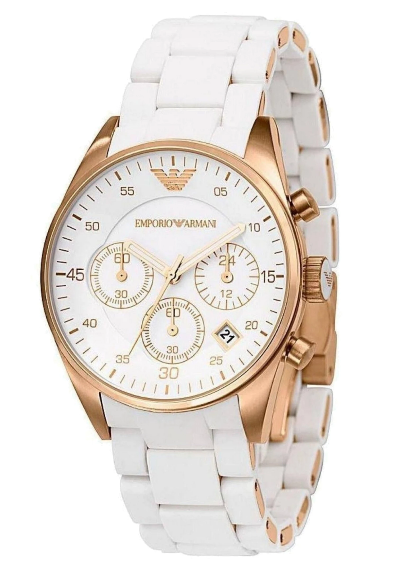 Emporio Armani Sportivo - Chronograph Watch - Gold-Coloured 3 Emporio Armani Sportivo - Chronograph Watch - Gold-Coloured
