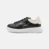 Emporio Armani Trainers - Black/Off White -Total Wear Store fe48e179cd524f8faf1a14d1c2dc8af7