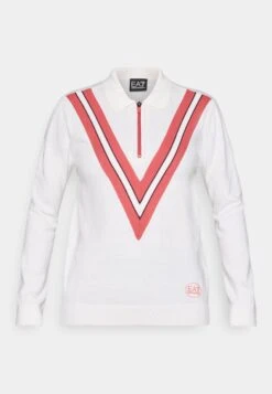 EA7 Emporio Armani TENNIS CLUB - Polo Shirt - Blue/bianco -Total Wear Store fe9a9cbb6cda4f2c8469e0061d3542fb