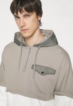 Emporio Armani Hoodie - Greige/Vanilla -Total Wear Store feba89874b334131a542821e4081231f