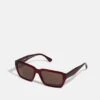 Emporio Armani Sunglasses - Shiny Transparent Red/Dark Brown -Total Wear Store ff43403bd15347adbb5e1acac78d0fc8