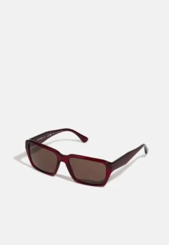 Emporio Armani Sunglasses - Shiny Transparent Red/Dark Brown
