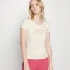 EA7 Emporio Armani Print T-Shirt - Beige/Gold -Total Wear Store ff9390b51788407f9425044b297c11d6