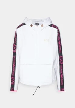 EA7 Emporio Armani Hoodie - White -Total Wear Store ffb9fbe6759b45fd933f49624a52f092