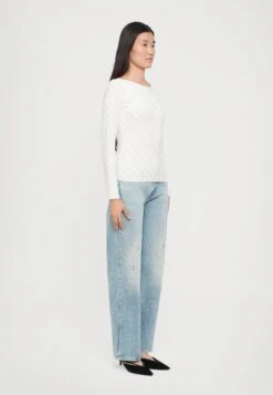 Emporio Armani JUMPER - Jumper - Warm White -Total Wear Store ffbeec3bd6ad479799aaef7565084ebd