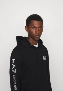 EA7 Emporio Armani Sweatshirt - Black/White -Total Wear Store ffd1f54c50cf4082915894082ef2732d